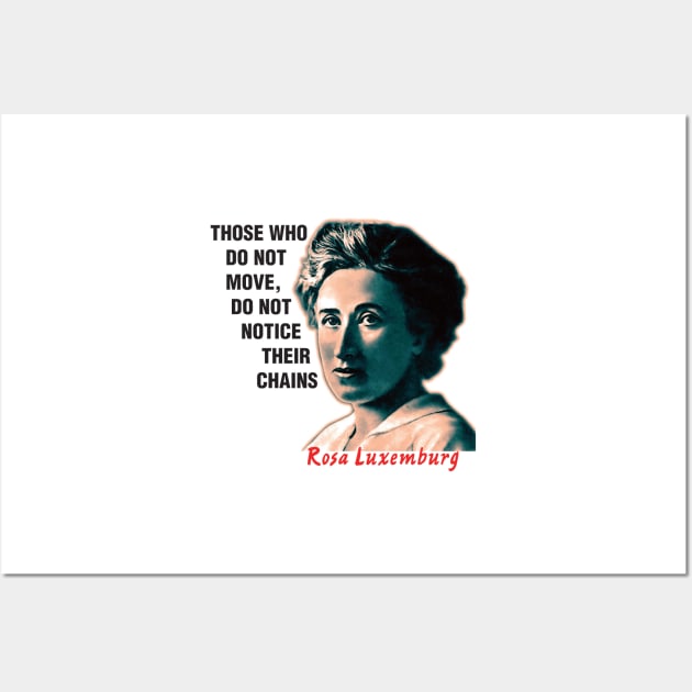 Rosa Luxemburg Wall Art by DJVYEATES